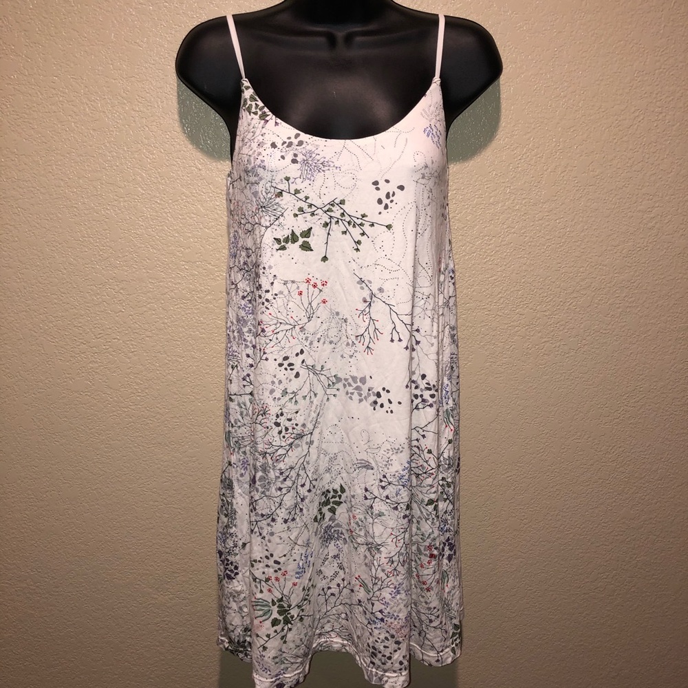 H&M floral spaghetti strap dress